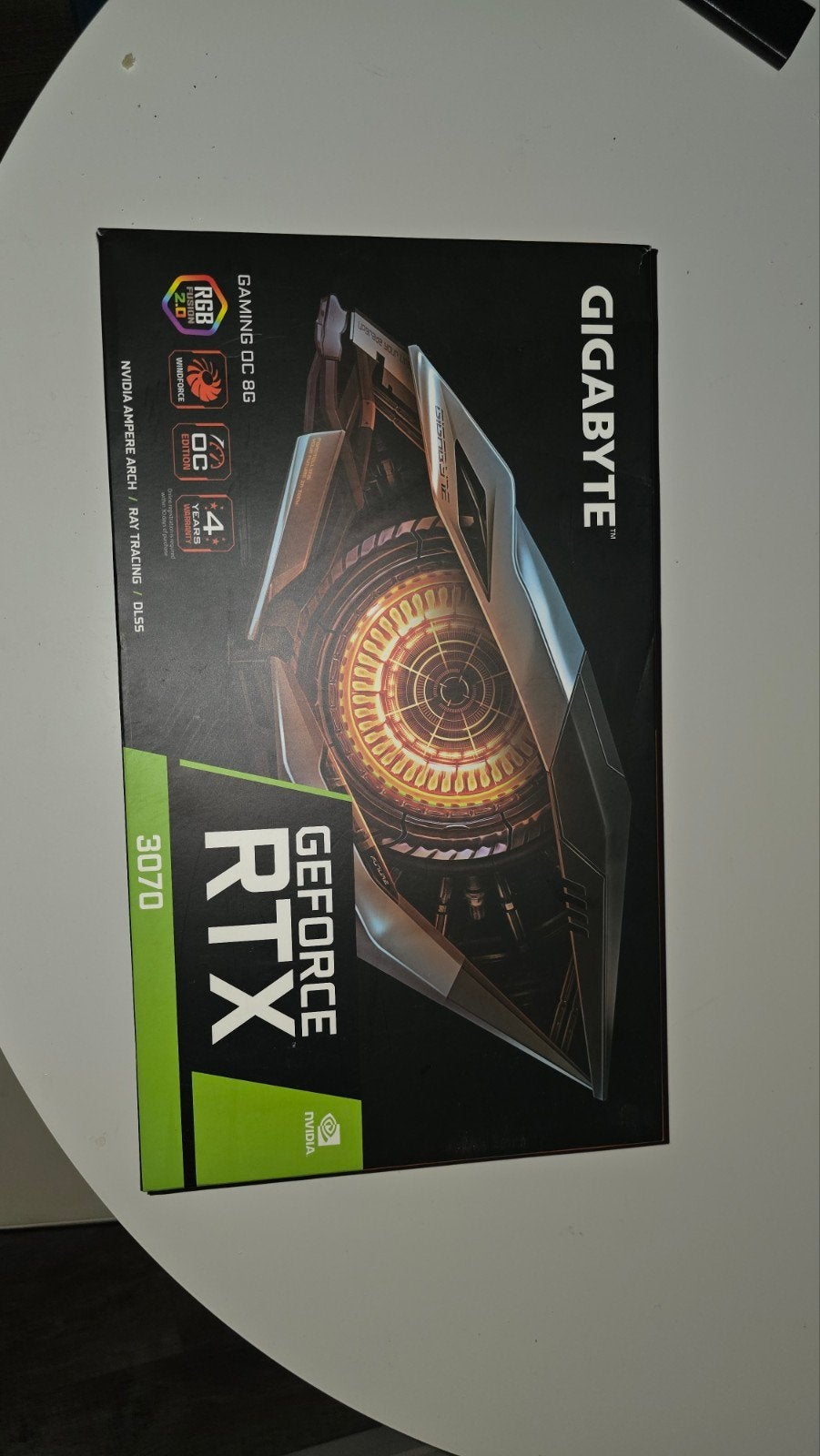 Gigabyte GeForce RTX 3070 Gaming OC 8G Videokaart, GDDR6, PCI-Express 4, Ophalen of Verzenden, Zo goed als nieuw