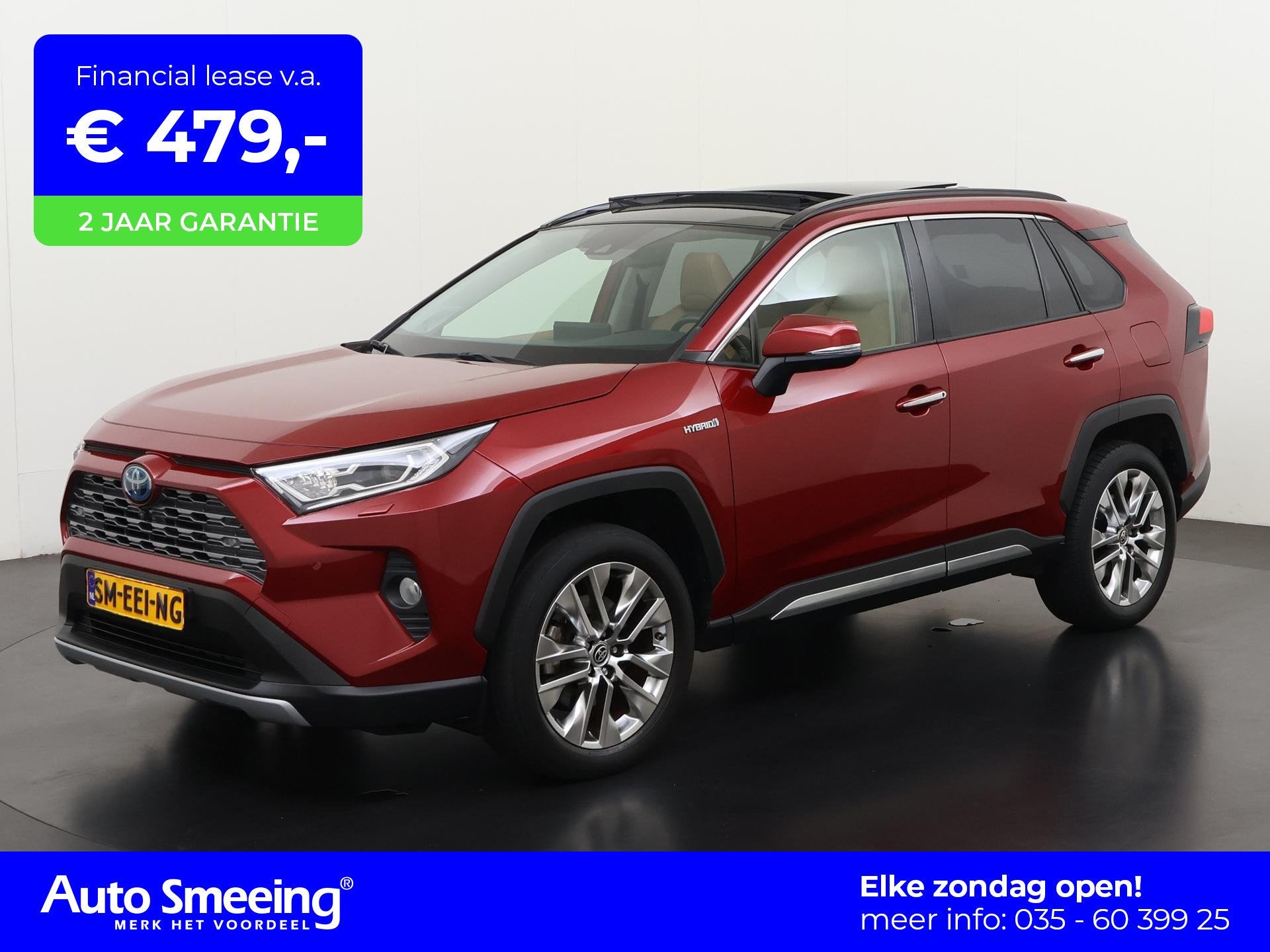 Toyota RAV4 2.5 Hybrid AWD Style | Panoramadak | Leder | JBL, Auto's, Automaat, Gebruikt, Euro 6, 4 cilinders