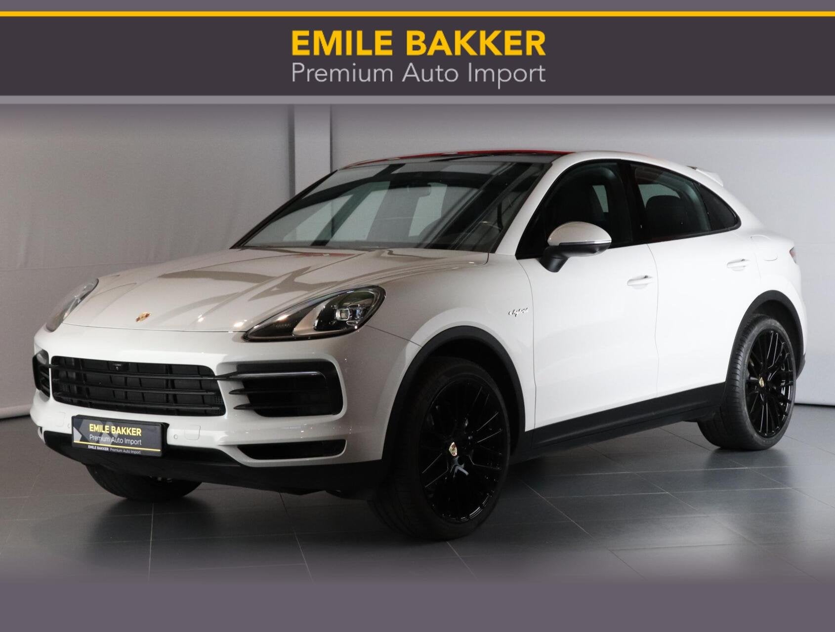 Porsche Cayenne Coupé 3.0 E-Hybrid Pano/Krijtgrijs/Approved, Auto's, Automaat, Gebruikt, Zwart, 2995 cc