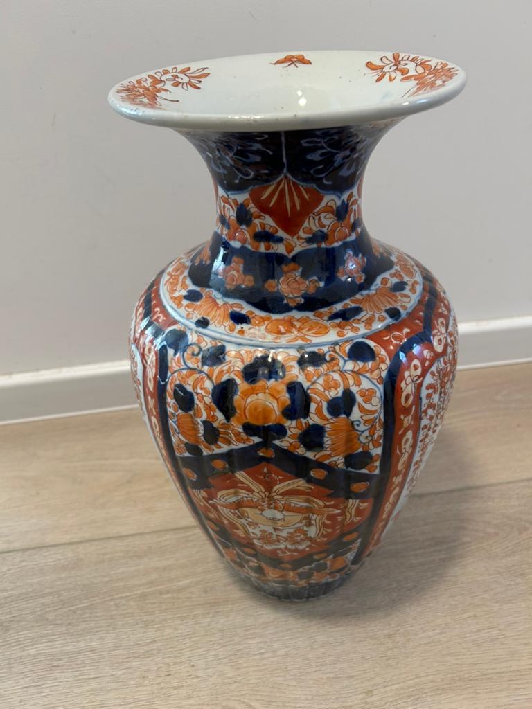 Antieke Amari vaas +_ 38 cm hoog, Antiek en Kunst, Ophalen