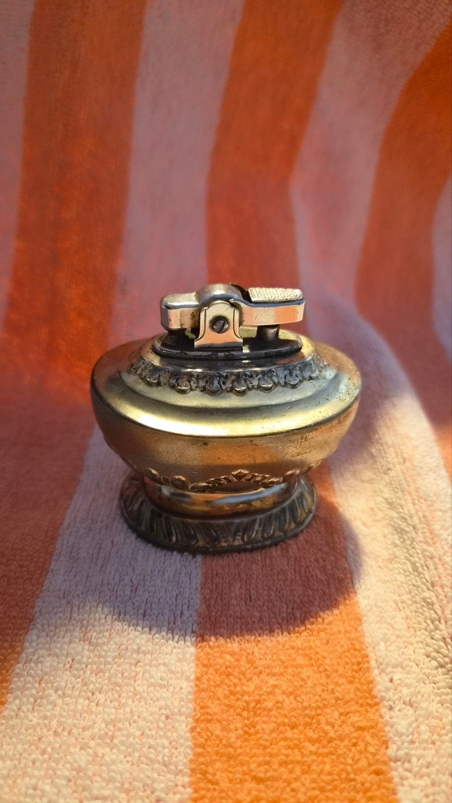 tafelaansteker vintage antiek, Verzamelen, Ophalen of Verzenden, Gebruikt, Aansteker
