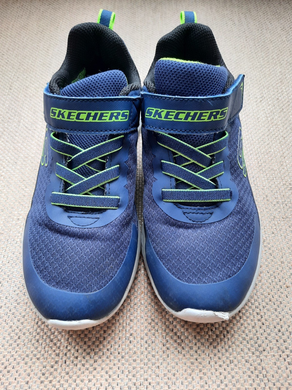 Skechers Sportschoenen Maat 34 - Blauw/Groen, Gebruikt, Jongen of Meisje, Sportschoenen, Skechers