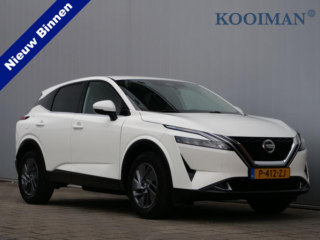 Nissan QASHQAI 1.3 MHEV Xtronic Business Access 158 Pk Autom, Stof, 4 cilinders, Wit, Hybride Elektrisch/Benzine