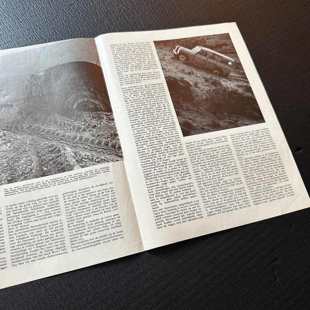 #13) LANDROVER Stationcar 1962 Road-test, Verzenden, Gelezen, Overige merken