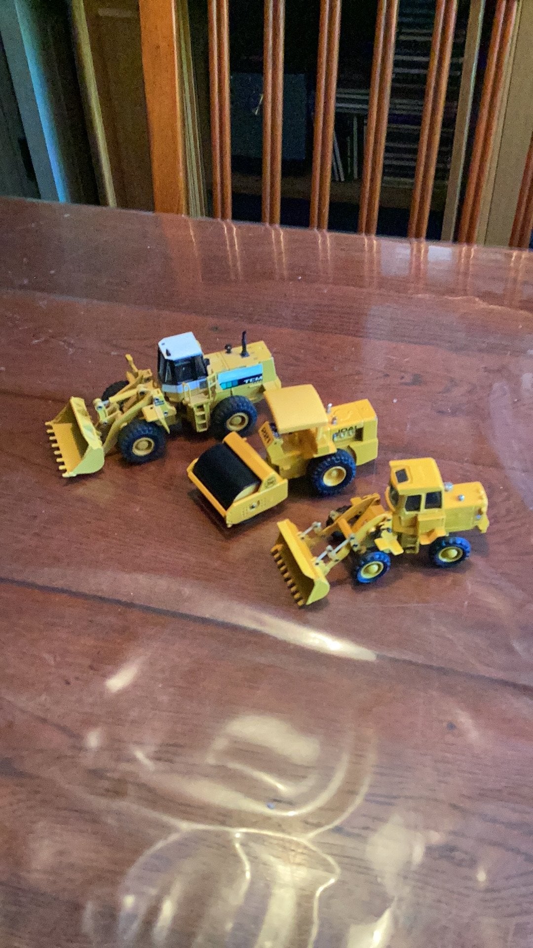 3x shovel schaalmodel 1:50, Hobby en Vrije tijd, Modelauto's | 1:50, Ophalen of Verzenden, Gebruikt, Hijskraan, Tractor of Landbouw
