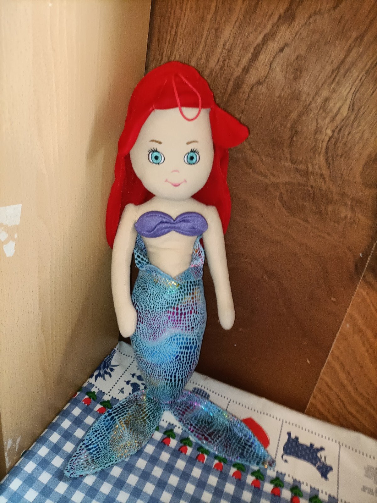 De kleine Zeemeermin knuffel Ariel 55 cm groot, Ophalen of Verzenden, Zo goed als nieuw, Overige typen