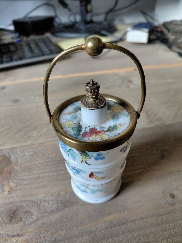 antiek parfum flacon, Ophalen of Verzenden