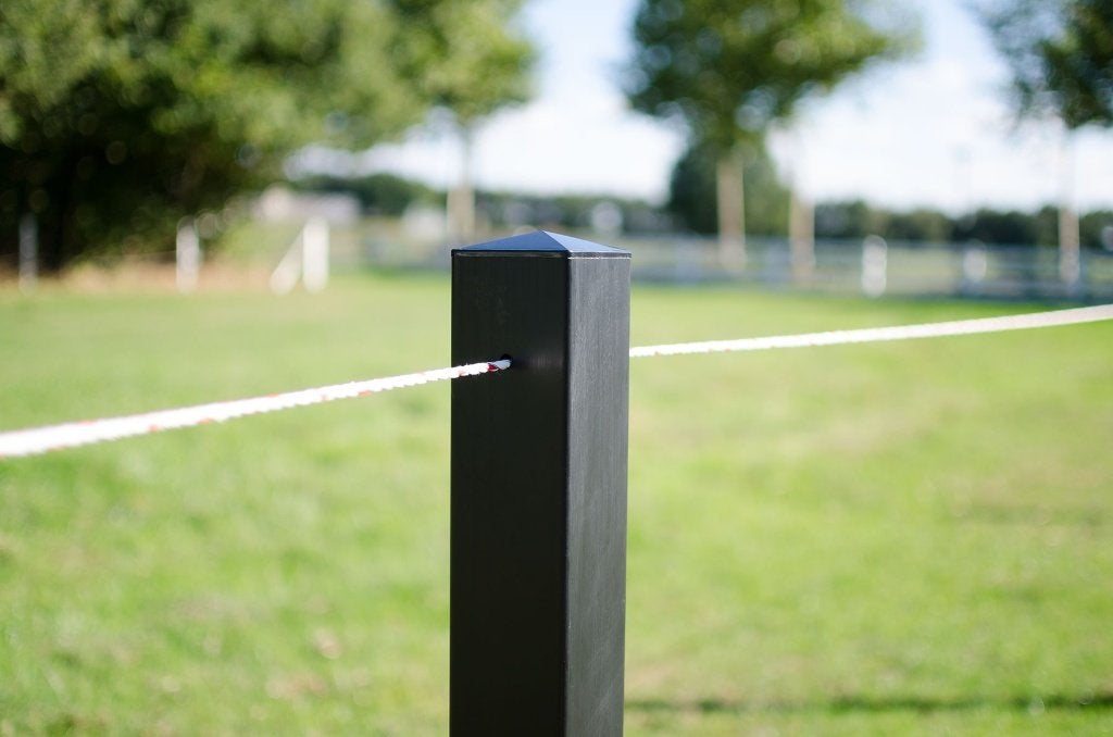 Onderhoudsvrij PVC electra omheining paarden weide / paddoc, Weidegang