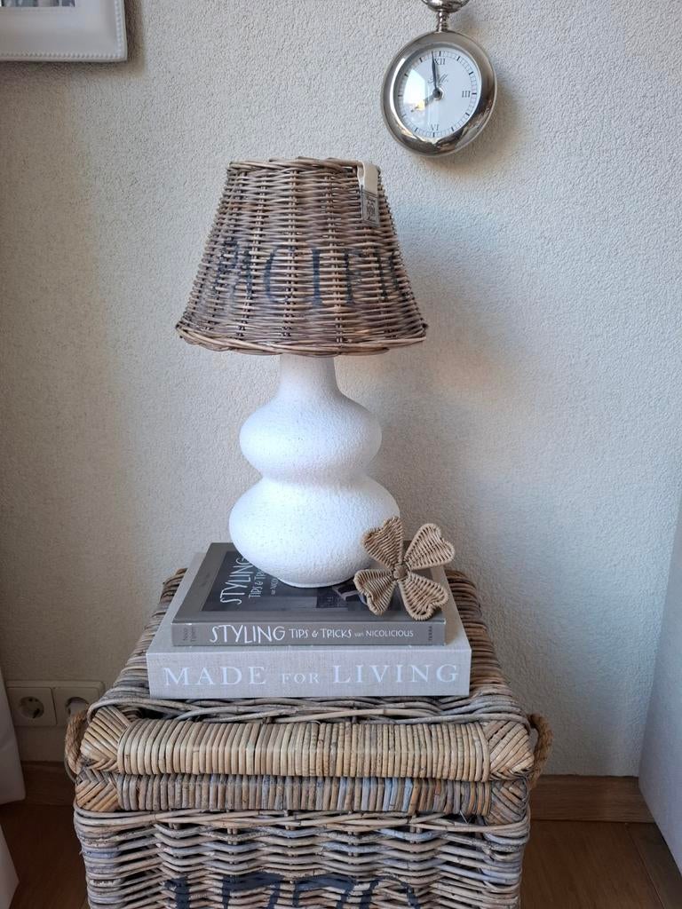 Riviera Maison lampenkapje rotan 'Pacific', Huis en Inrichting, Lampen | Lampenkappen, Rond, Landelijke, Riviera Maison, Rotan