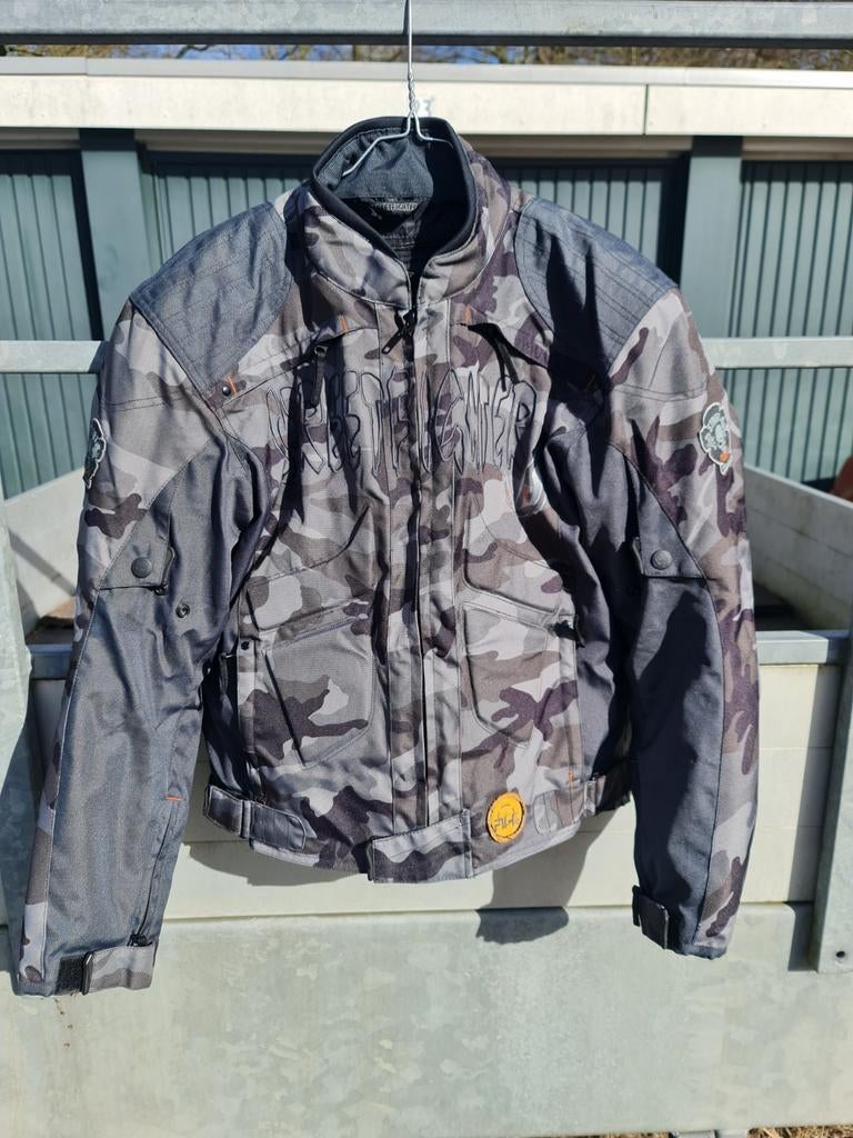 Z.G.A.N Kwaliteit Streetfighter motorfiets Jack Camouflage, Motoren, Kleding | Motorkleding, Ophalen of Verzenden, Tweedehands