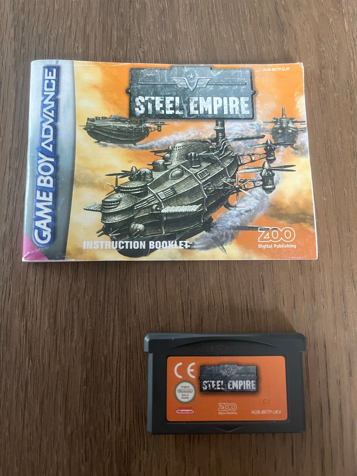 Steel Empire Game Boy Advance (GBA) -AGB-002 EUR, Spelcomputers en Games, Games | Nintendo Game Boy, Gebruikt, Shooter, 1 speler