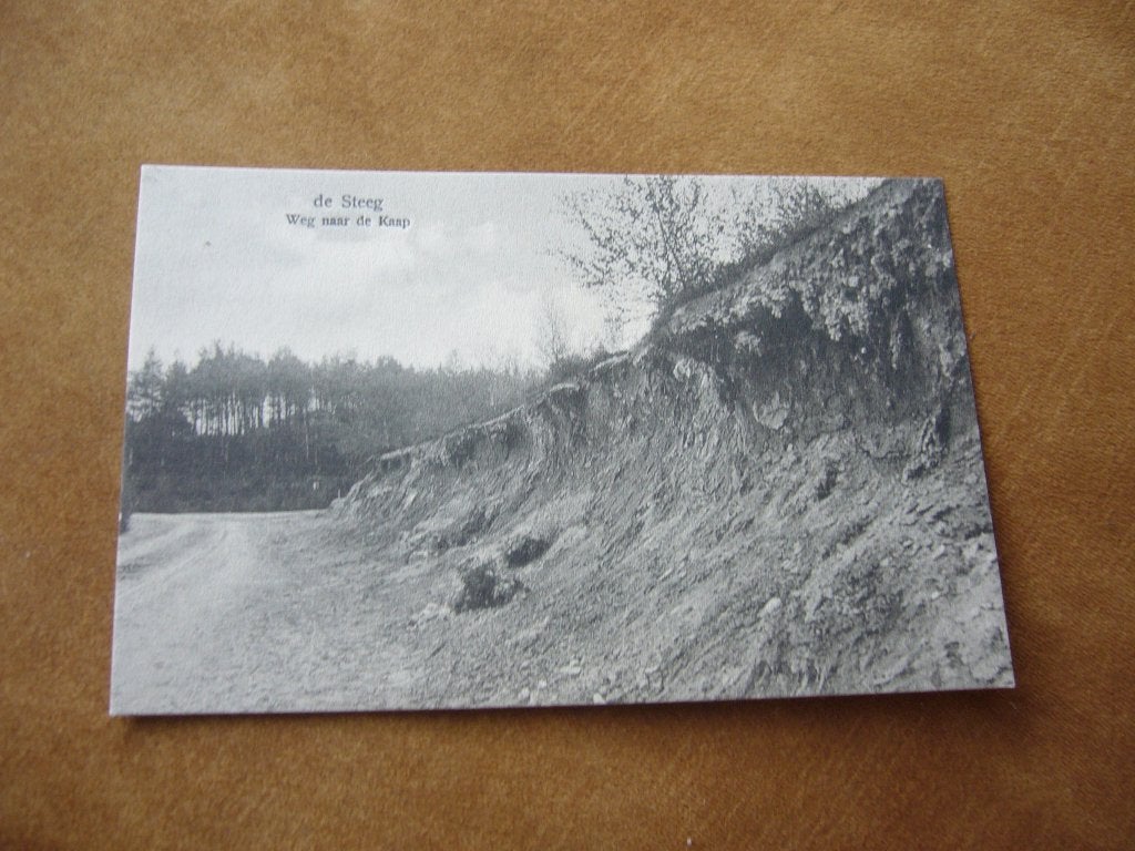 DE STEEG  =  WEG NAAR DE KAAP, Verzamelen, Ansichtkaarten | Nederland, Ophalen of Verzenden, 1920 tot 1940, Ongelopen, Gelderland