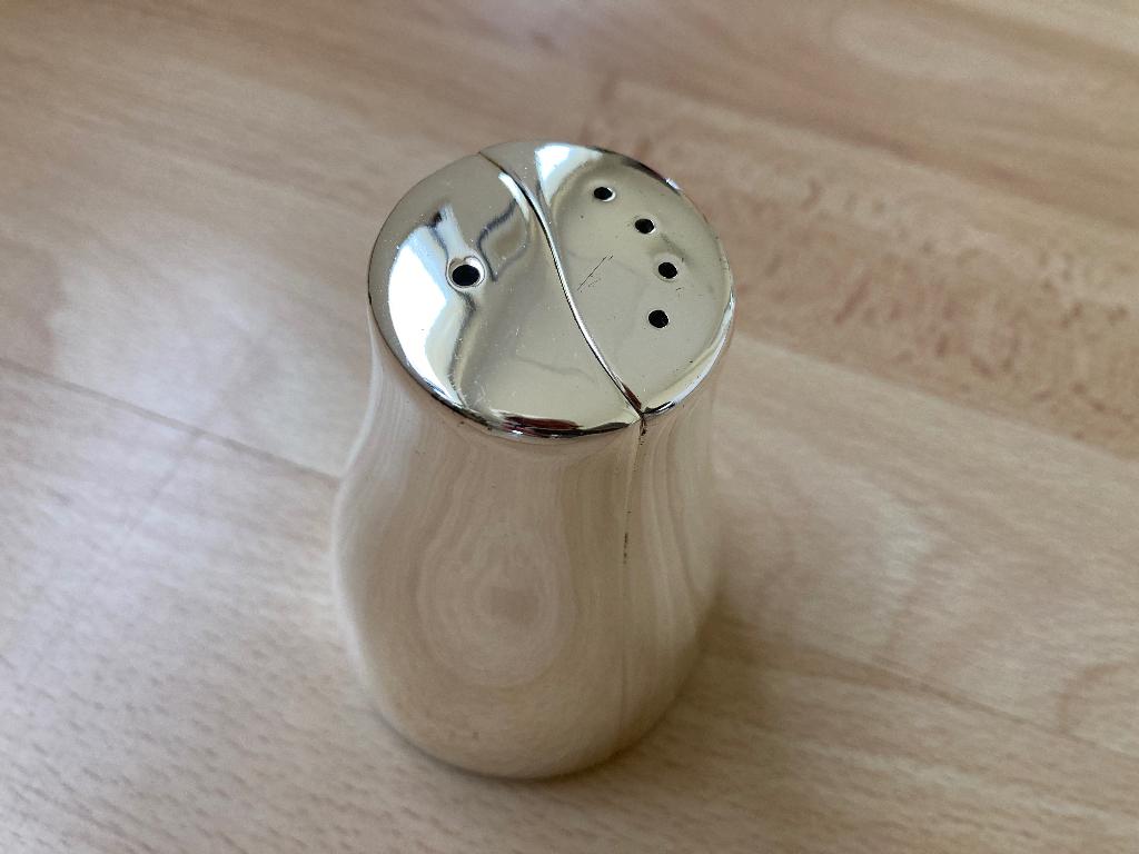 Peper en zoutstel yingyang verzilverd, Ophalen