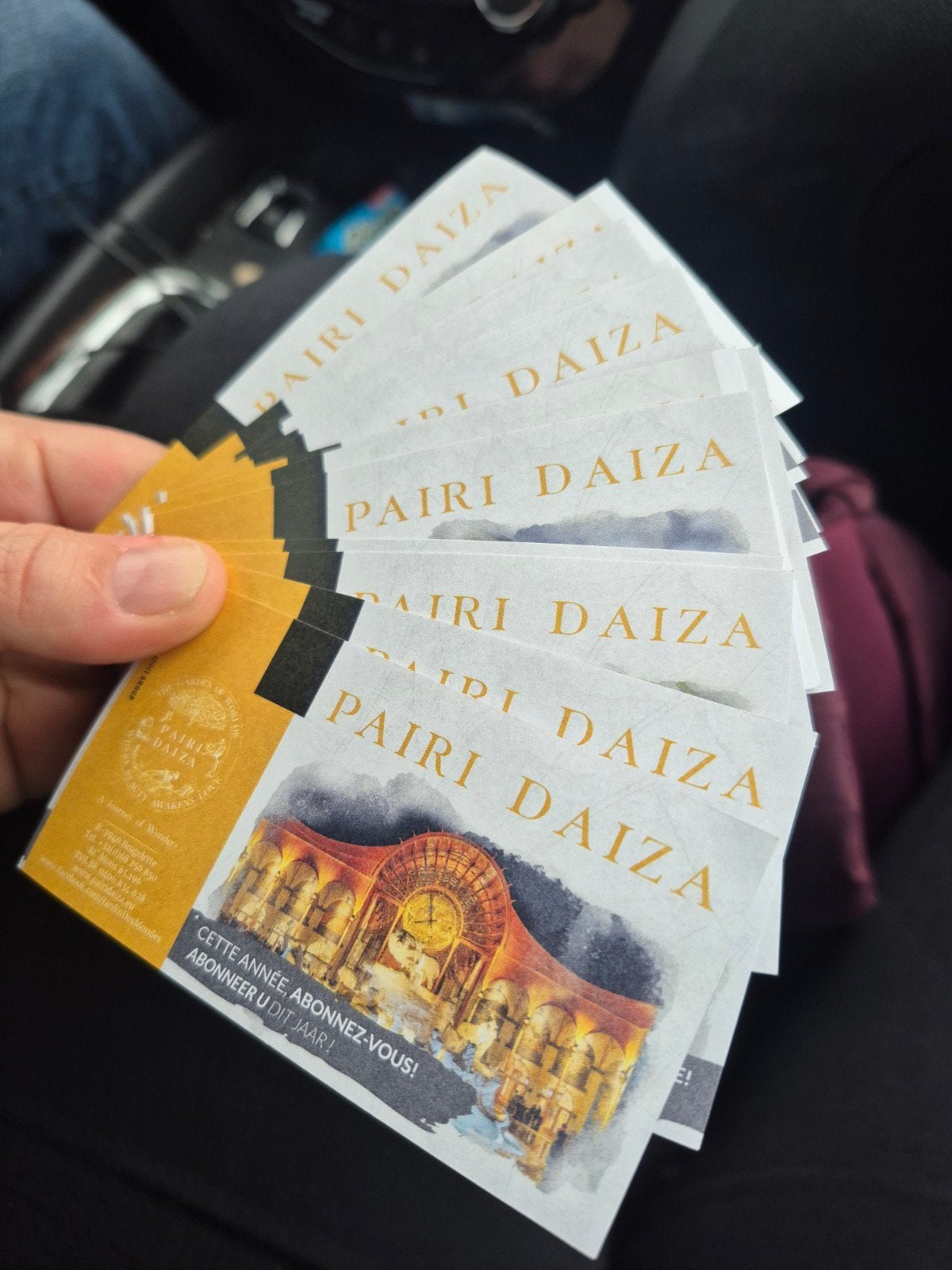 4 tickets voor Pairi Daiza, Drie personen of meer, Ticket of Toegangskaart