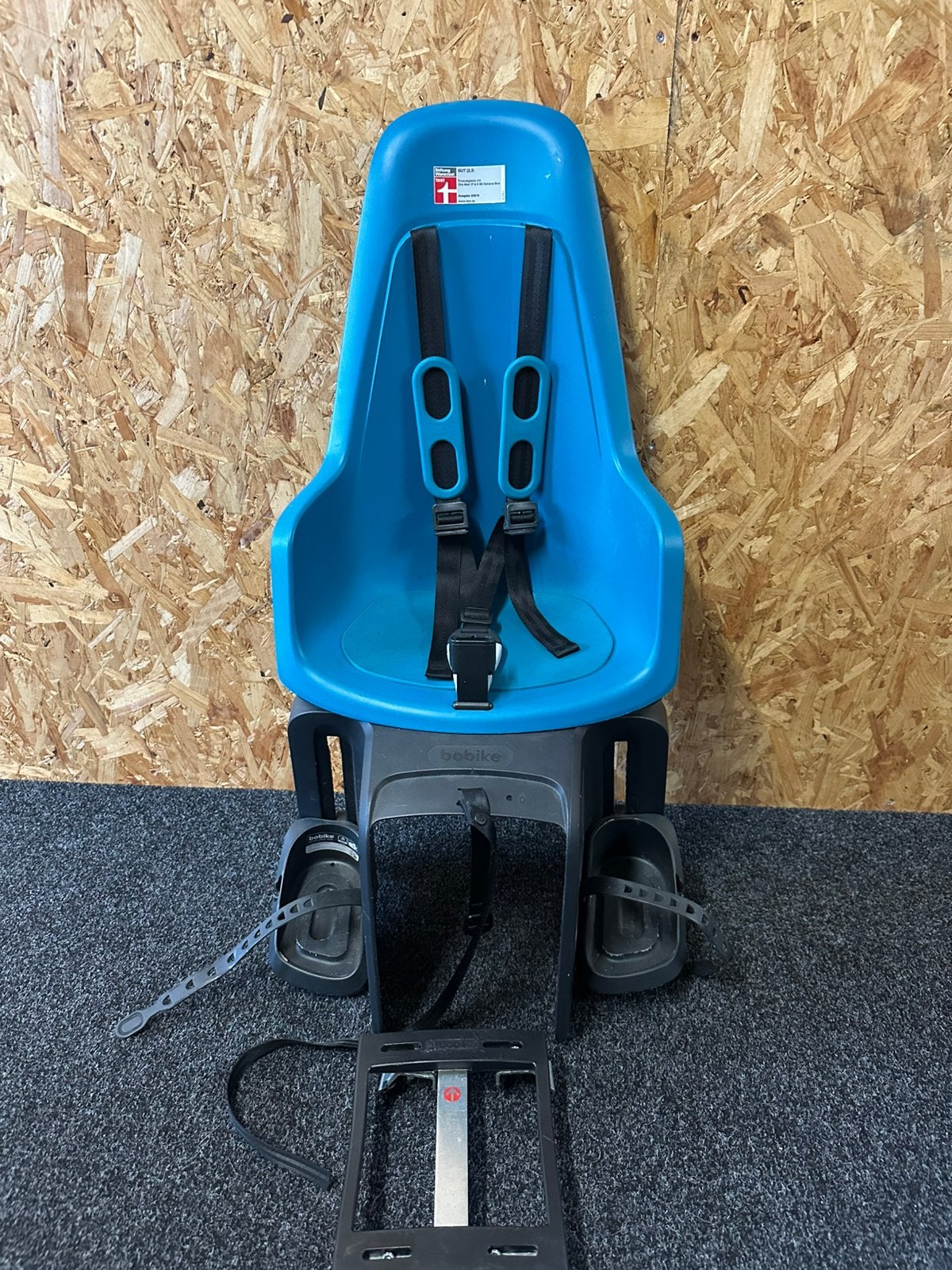 Bobike fietsstoeltje, Ophalen, Gebruikt, Achterzitje, Voetsteuntjes