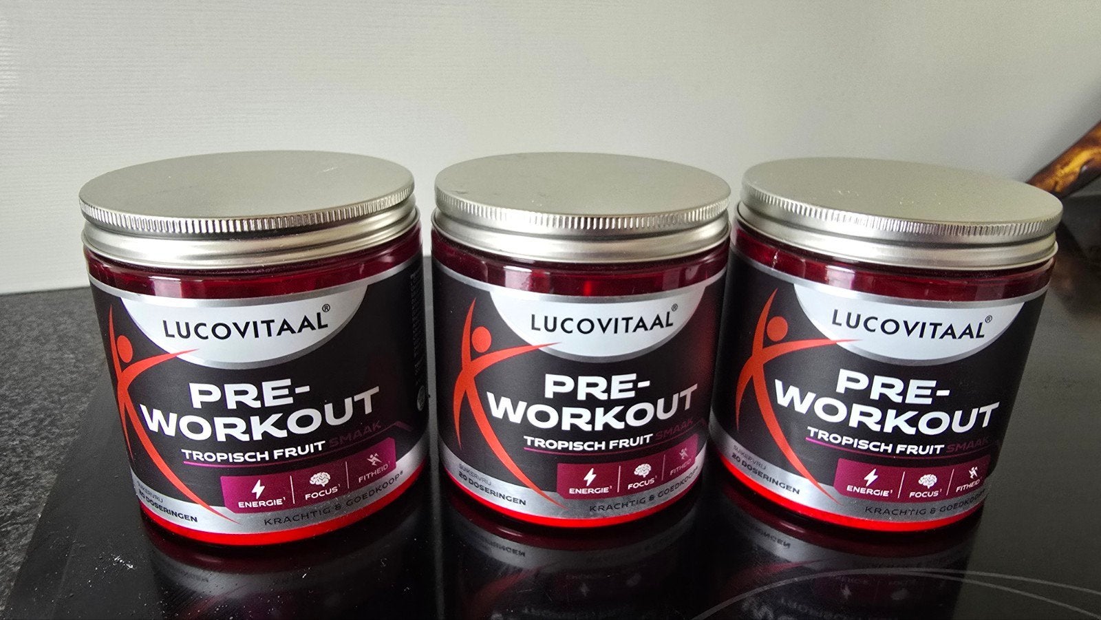 3x Pre Workout Lucovitaal, Ophalen of Verzenden, Nieuw, Poeder of Drank