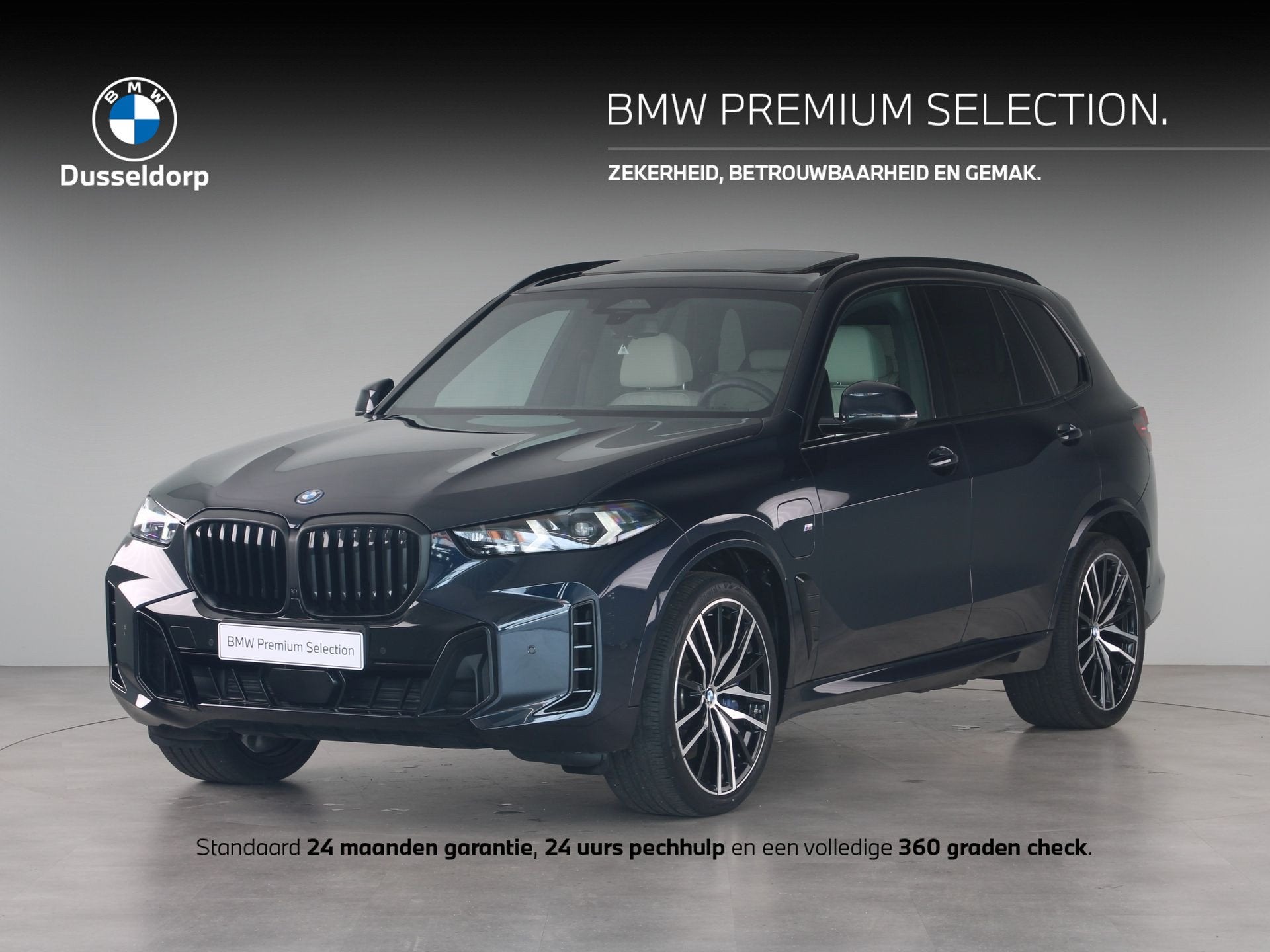 BMW X5 xDrive50e SoH 100% (bj 2025, automaat), Auto's, Lichtsensor, Gebruikt, 2395 kg, Met garantie (alle)