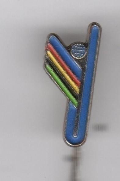 Speldje UNIVERSIADE ZAGREB 1987 WERELDBOL (A8), Verzamelen, Speldjes, Pins en Buttons, Ophalen of Verzenden, Gebruikt, Overige onderwerpen
