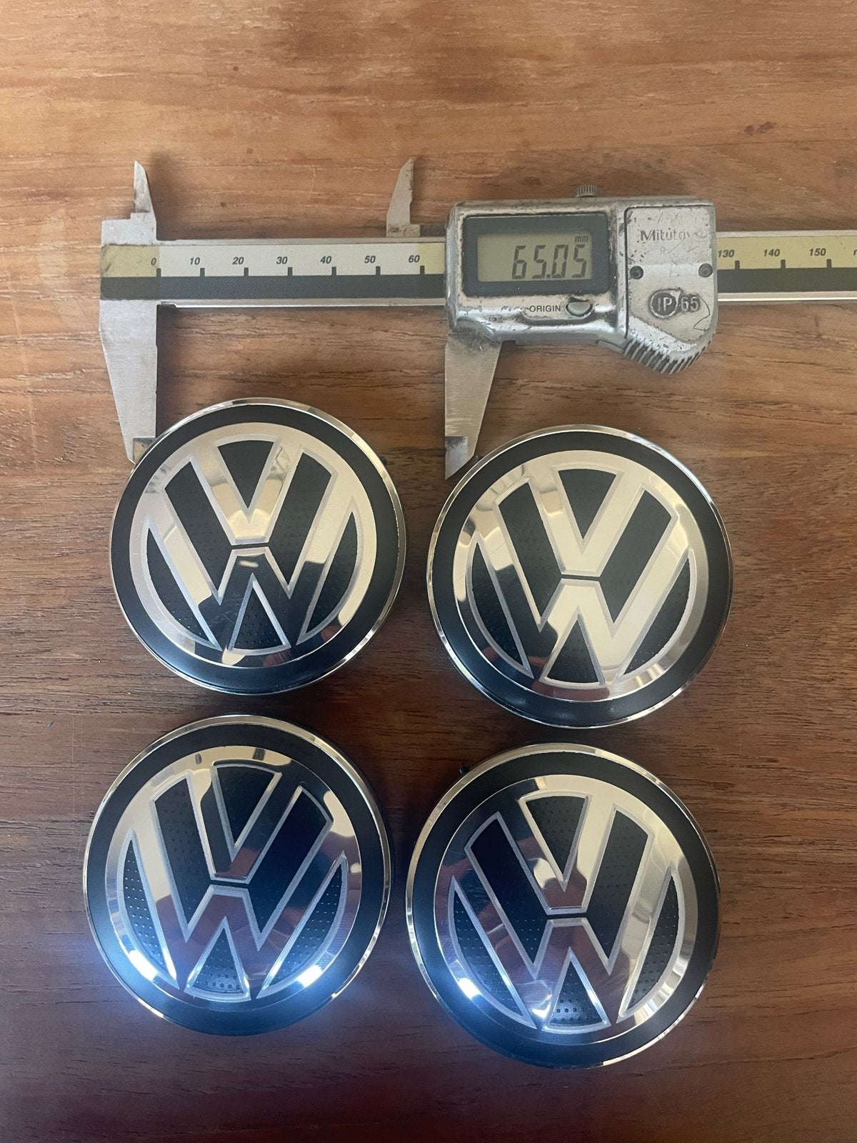 Nieuwe 65mm Naafdoppen voor Volkswagen (Set van 4), Ophalen of Verzenden, Nieuw