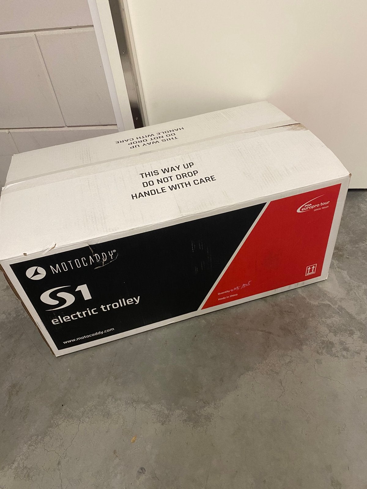 Originele Motocaddy S-Series verzenddoos, Ophalen, Nieuw, Golfkar