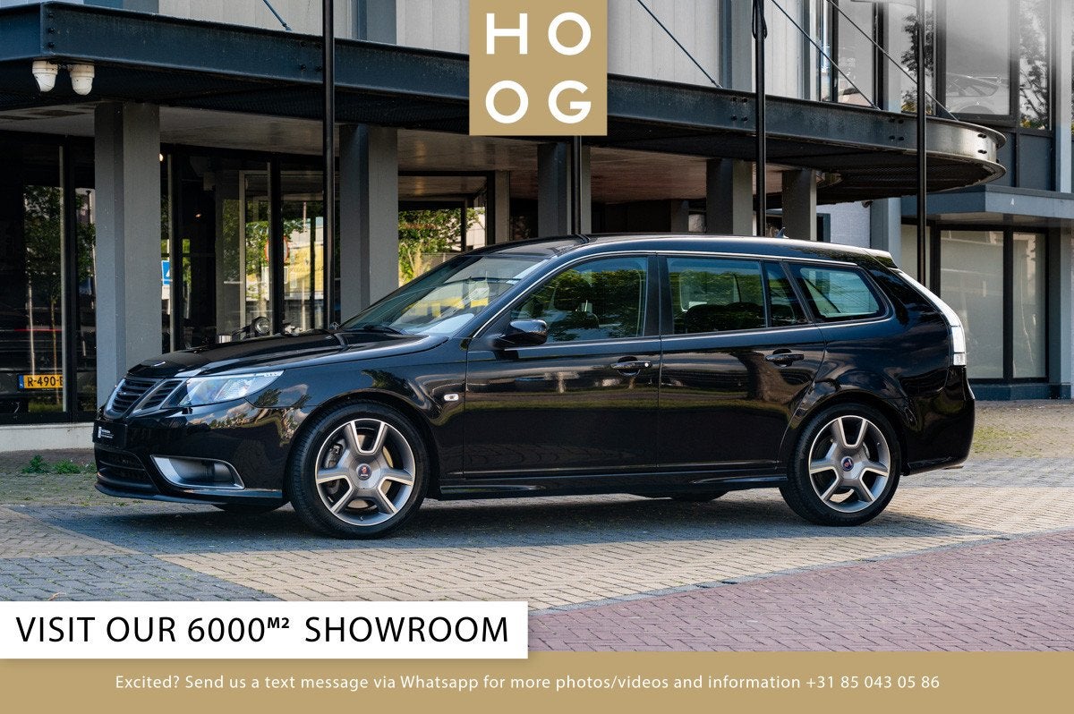 Saab 9-3 Sport Estate 2.8 Turbo X V6 Aero XWD (bj 2008), Auto's, Saab, Lederen bekleding, Gebruikt, Overige kleuren, Handgeschakeld