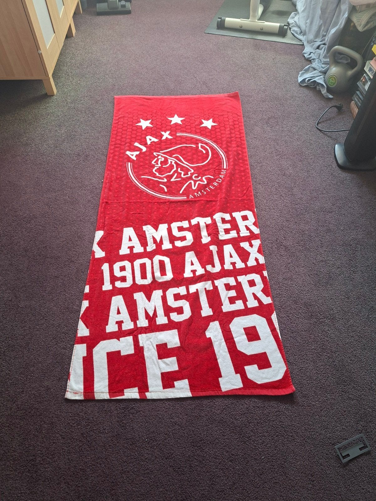 AFC Ajax handdoek/badlaken, Ophalen, Rechthoekig, 50 tot 100 cm