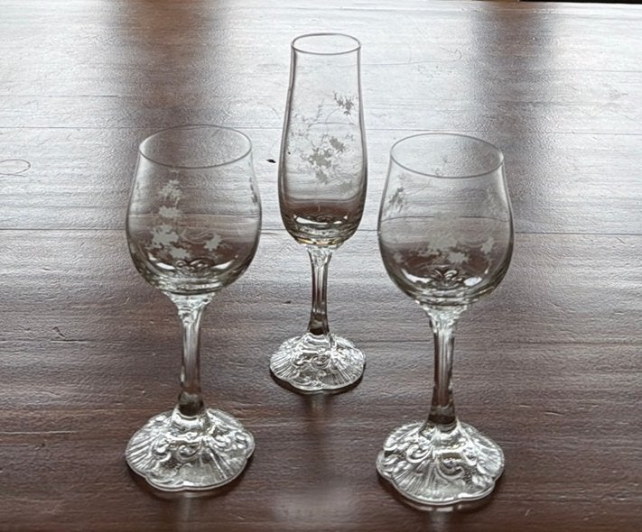 3 Rosenthal Catherine Monbijou glazen, Ophalen of Verzenden, Zo goed als nieuw, Overige typen
