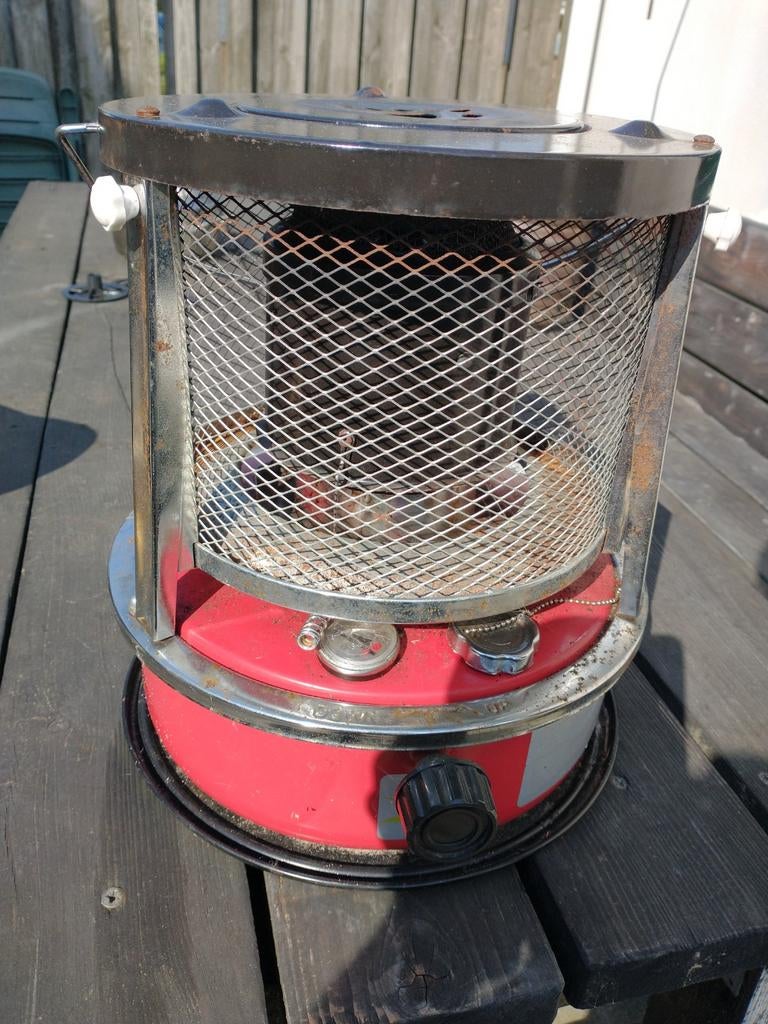 Vintage Petroleumkachel - Compact en Functioneel, Huis en Inrichting, Kachels, Ophalen, Gebruikt, Overige brandstoffen, Petroleumkachel