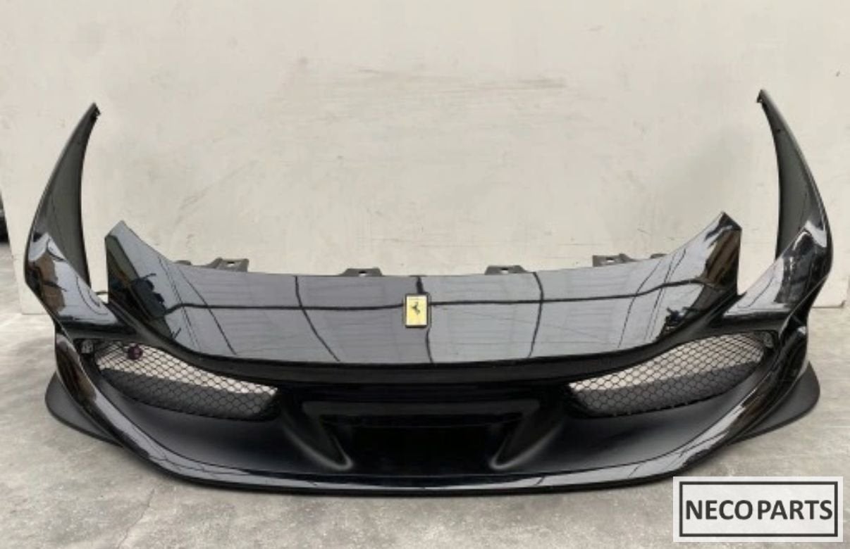 FERRARI F8 TRIBUTO VOORBUMPER ZWART ALLES LEVVBERAAR!!!, Gebruikt, -, Ophalen of Verzenden, Ferrari
