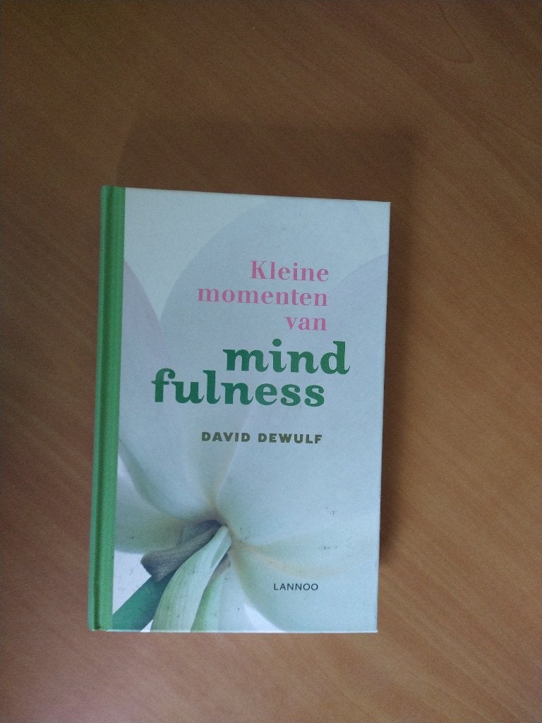 Dewulf, David. Kleine momenten van mindfulness, Boeken, Ophalen of Verzenden, Zo goed als nieuw, Overige onderwerpen, Achtergrond en Informatie