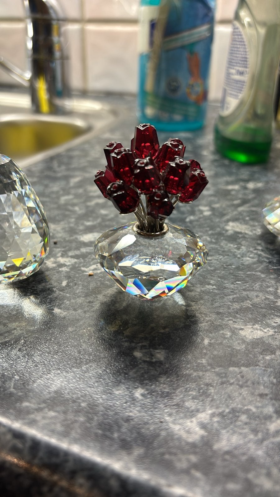 Diverse kristallen beeldjes - Swarovski stijl, Meerkleurig, Ophalen of Verzenden, Zo goed als nieuw, Modern