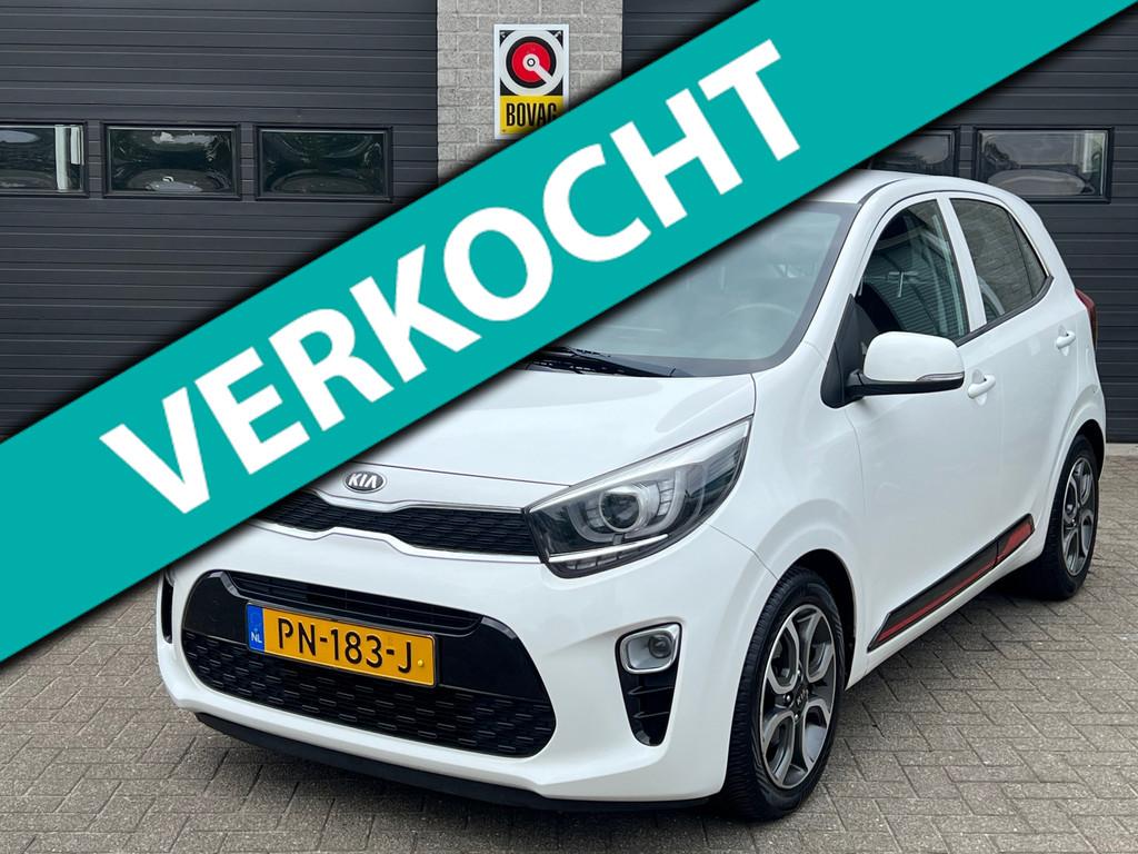 Kia Picanto 1.0 CVVT First Edition *Camera*LM velgen*Navi, Voorwielaandrijving, 12 maanden, Stof, Gebruikt