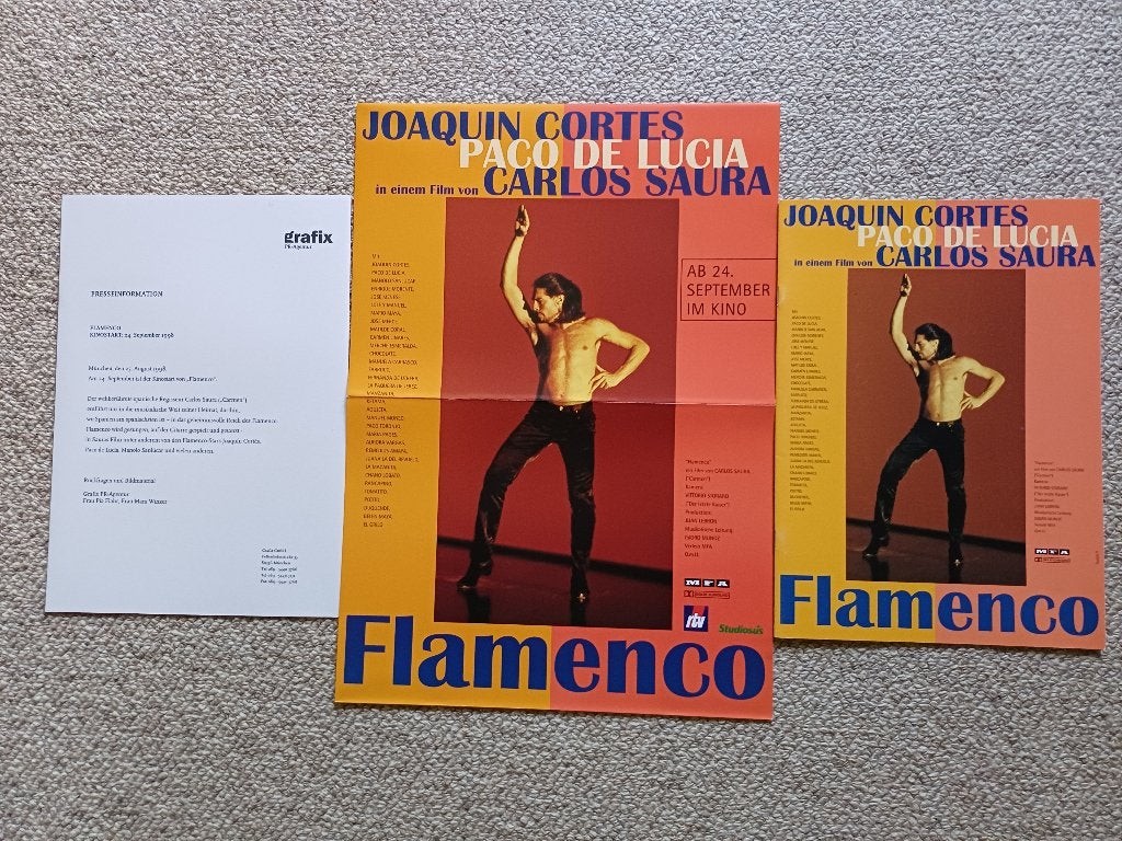 FLAMENCO     DUITSE   persmap., Rechthoekig Staand, Verzenden, A4 of kleiner, Nieuw