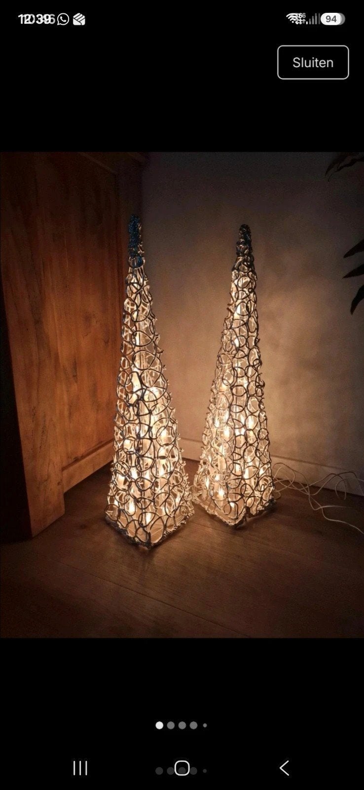 kerstversiering, verlichting, kerst, Ophalen of Verzenden, Zo goed als nieuw