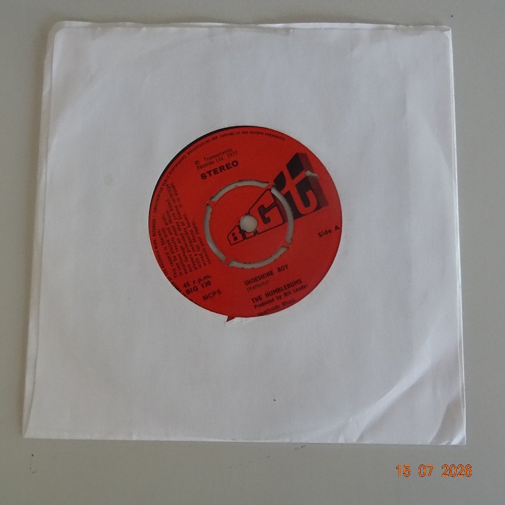 The Humblebums - Shoeshine Boy, Gebruikt, Verzenden, Originele persing, 7 inch