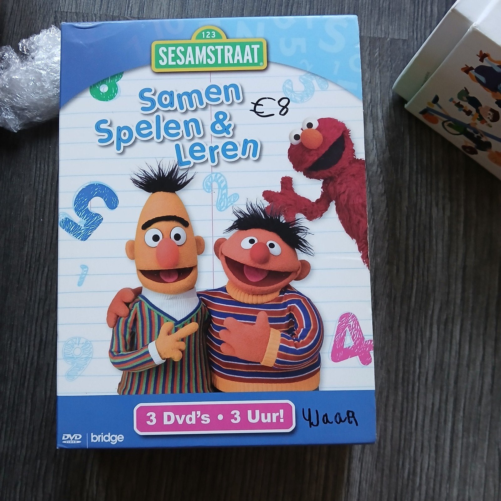 Sesamstraat Samen & Spelen & Leren DVD Box (3 DVD's), Ophalen of Verzenden
