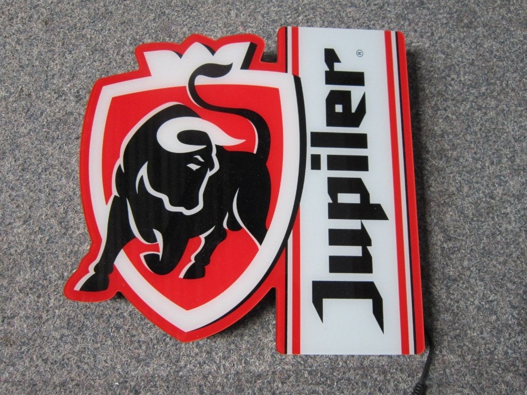JUPILER BIER LED LICHTRECLAME, Verzamelen, Ophalen, Zo goed als nieuw, Overige typen, Jupiler