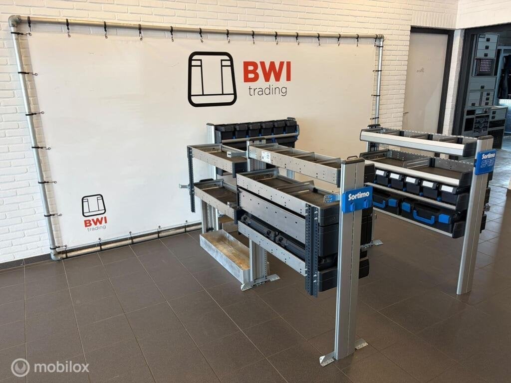 Sortimo SR5 bedrijfswageninrichting set van drie nette staat, Ophalen of Verzenden