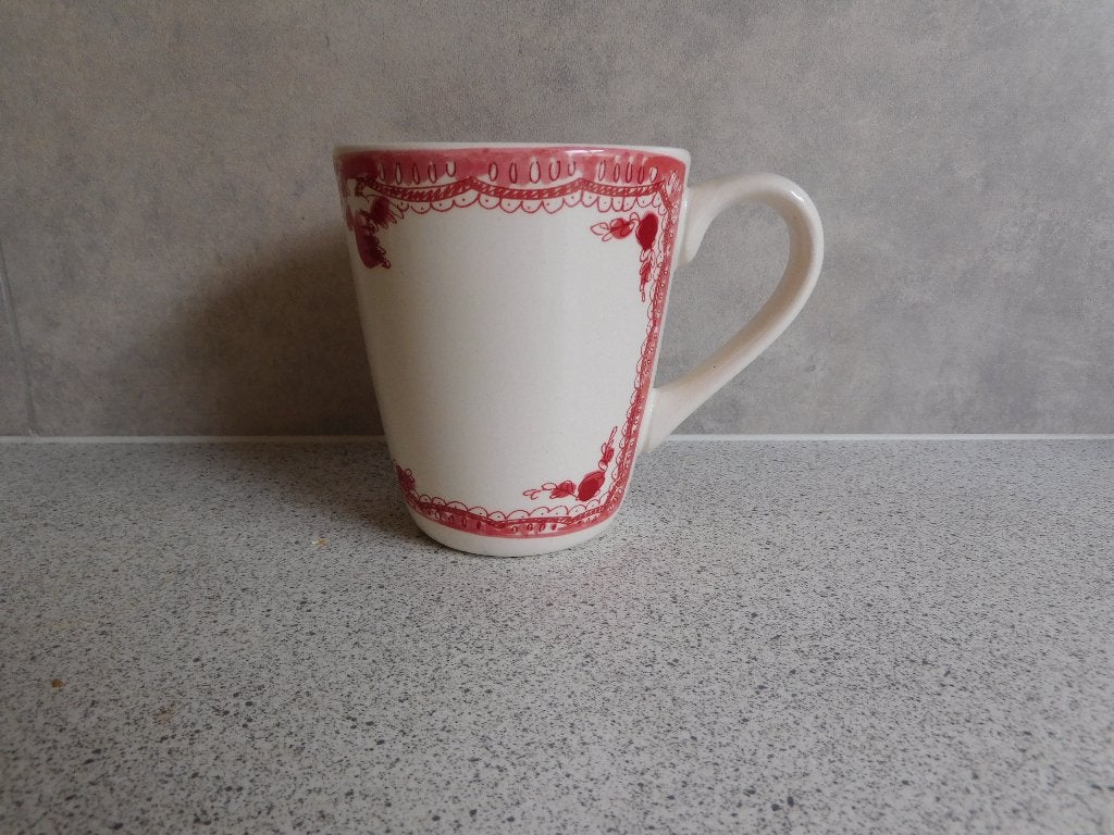 Mok 350 ml. Blond Romance Rood Blond Amsterdam, Huis en Inrichting, Zo goed als nieuw, Overige stijlen, Aardewerk, Blond Amsterdam