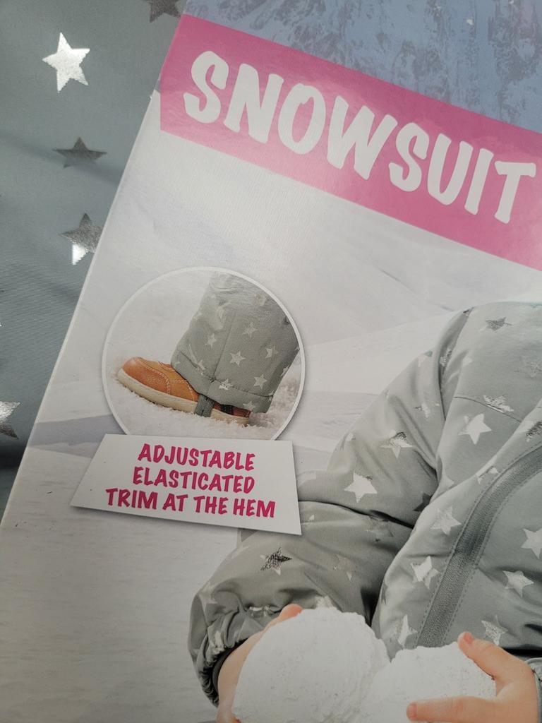 Skipak grijs met sterren maat 86/92, Ophalen of Verzenden, Zo goed als nieuw, Jongetje of Meisje, Pakje
