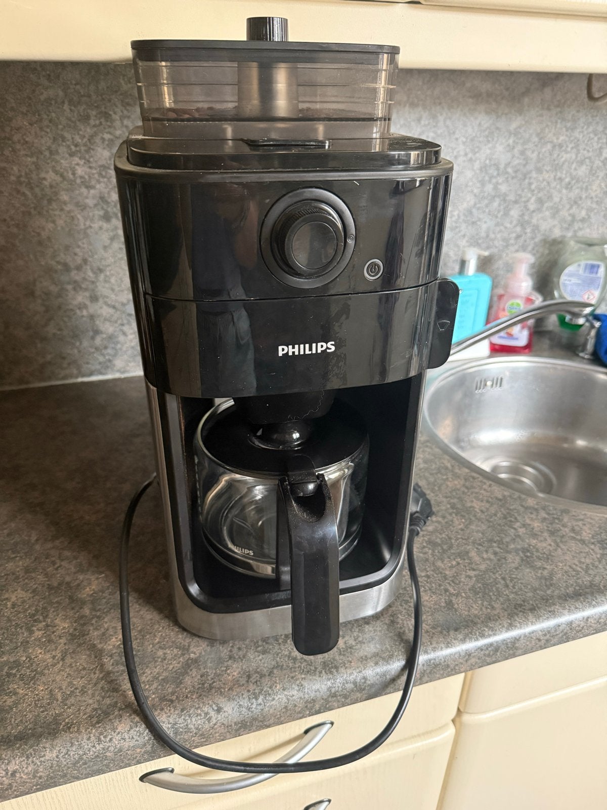 Philips Grind & Brew HD7762/00 Koffiezetapparaat met bonenma, Ophalen, Afneembaar waterreservoir, Gebruikt, Koffiemachine