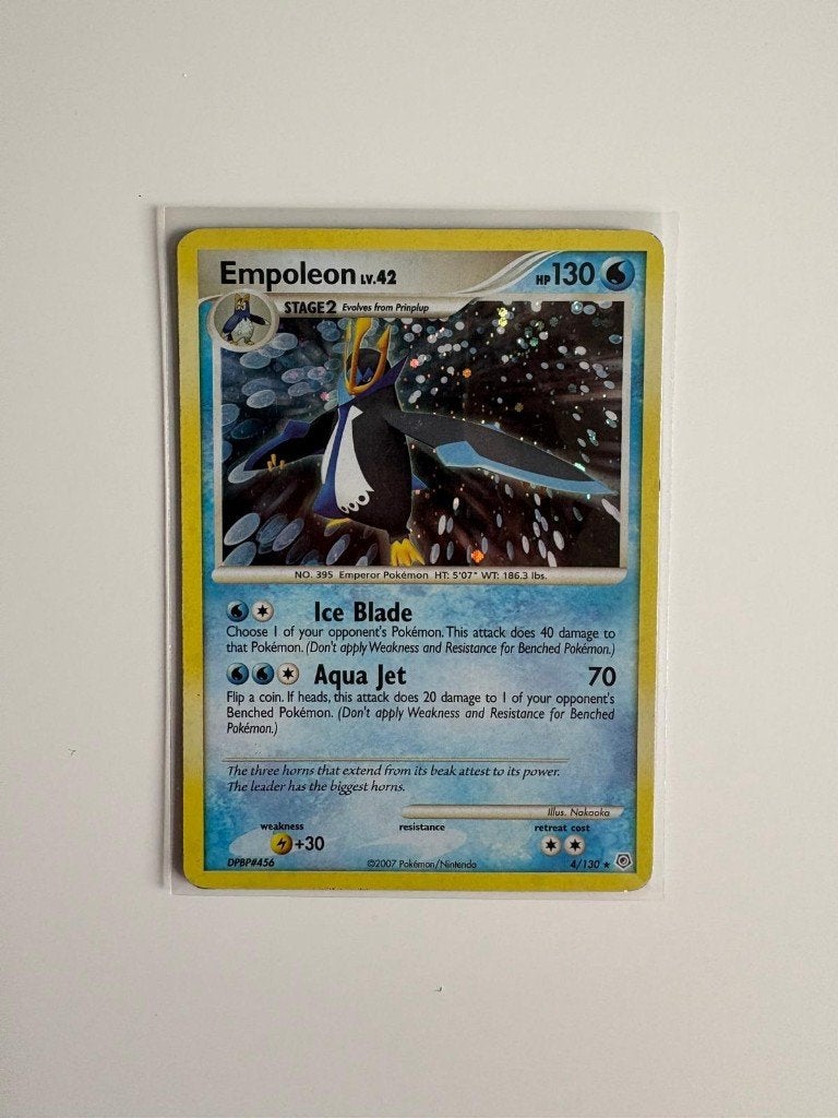 Empoleon (4/130) Diamond & Pearl, Ophalen of Verzenden, Zo goed als nieuw, Losse kaart