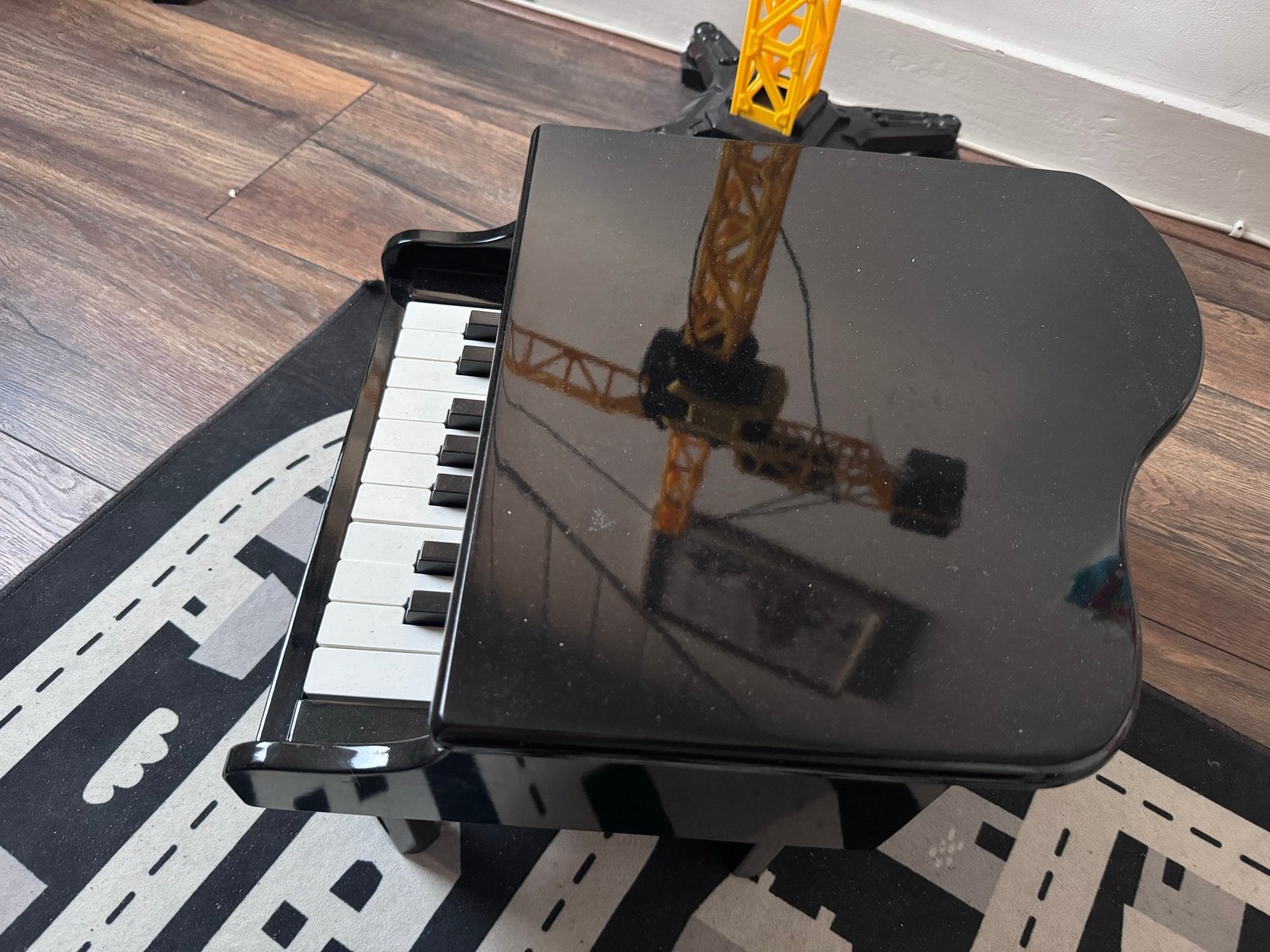 New Classic Toys Kinderpiano Zwart Hoogglans, Muziek en Instrumenten, Piano's, Ophalen, Gebruikt, Zwart, Piano