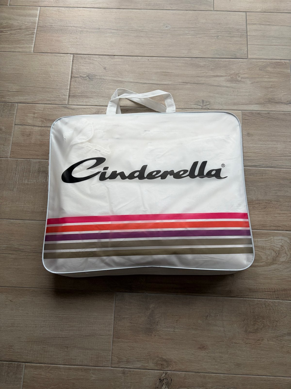 Cinderella Bamboe Dekbed 240x220 cm - Zo goed als nieuw, Huis en Inrichting, Slaapkamer | Beddengoed, Ophalen, Wit, Ademend, Cinderella
