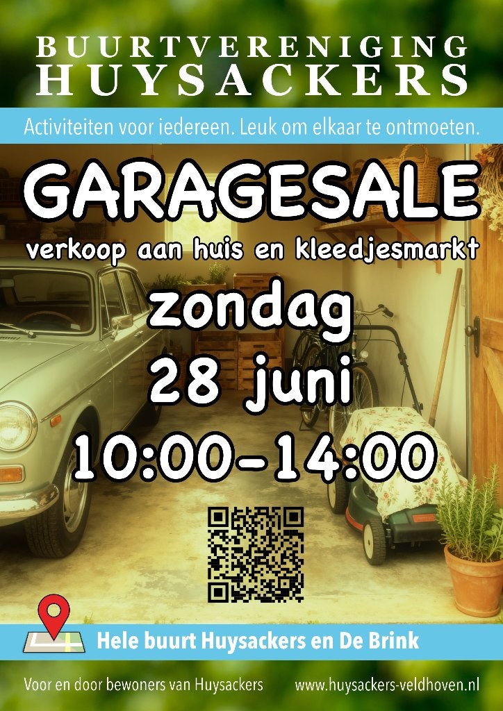 Garage sale Veldhoven (buurt Huysackers), Diversen, Rommelmarktspullen, Ophalen, Gebruikt