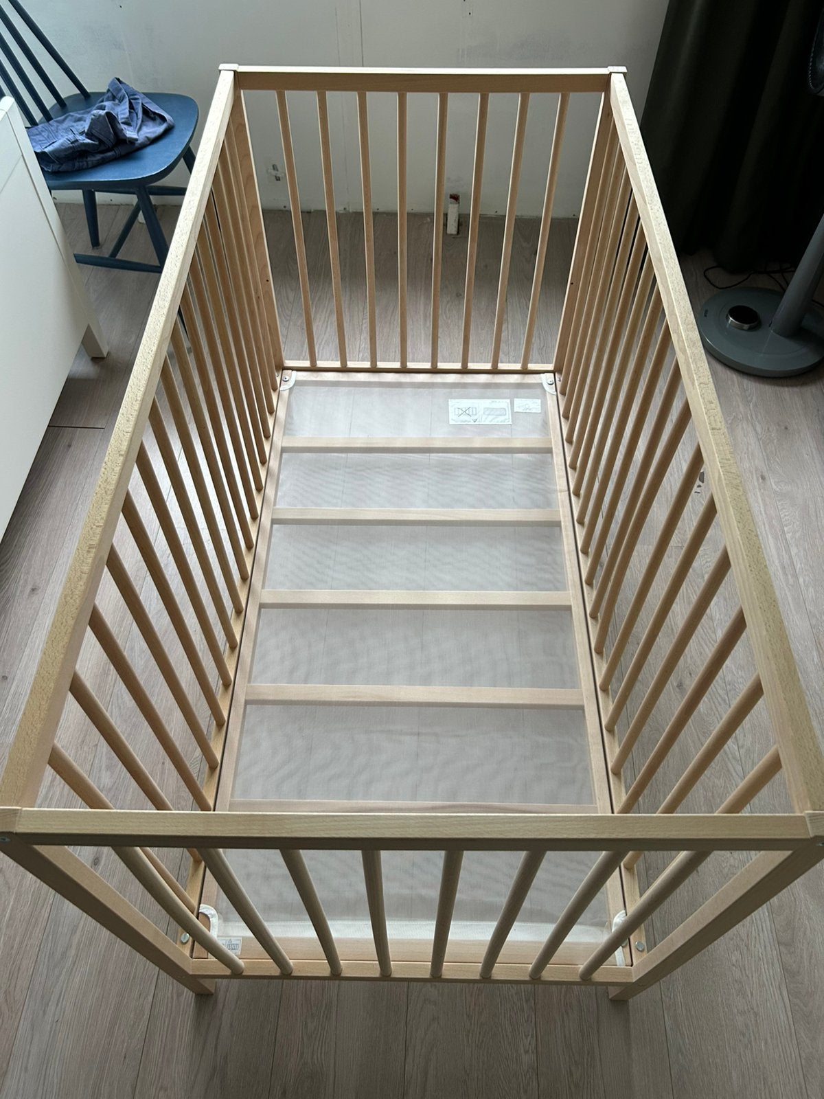 Ledikant met matras, Ophalen, Zo goed als nieuw, Minder dan 140 cm, Matras