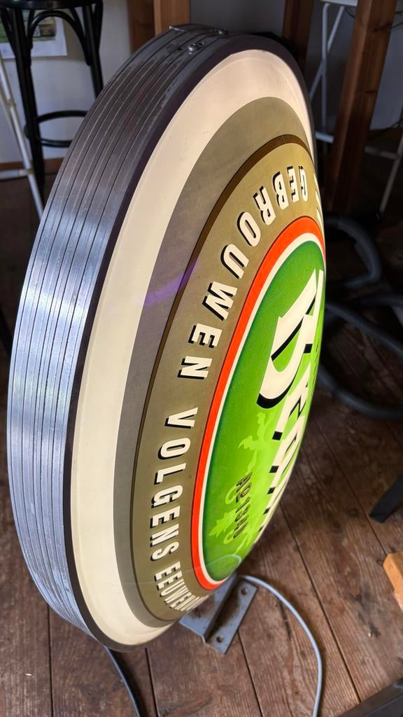 Vintage Brand Bier Lichtbak - Brouwerij Reclame, Ophalen of Verzenden