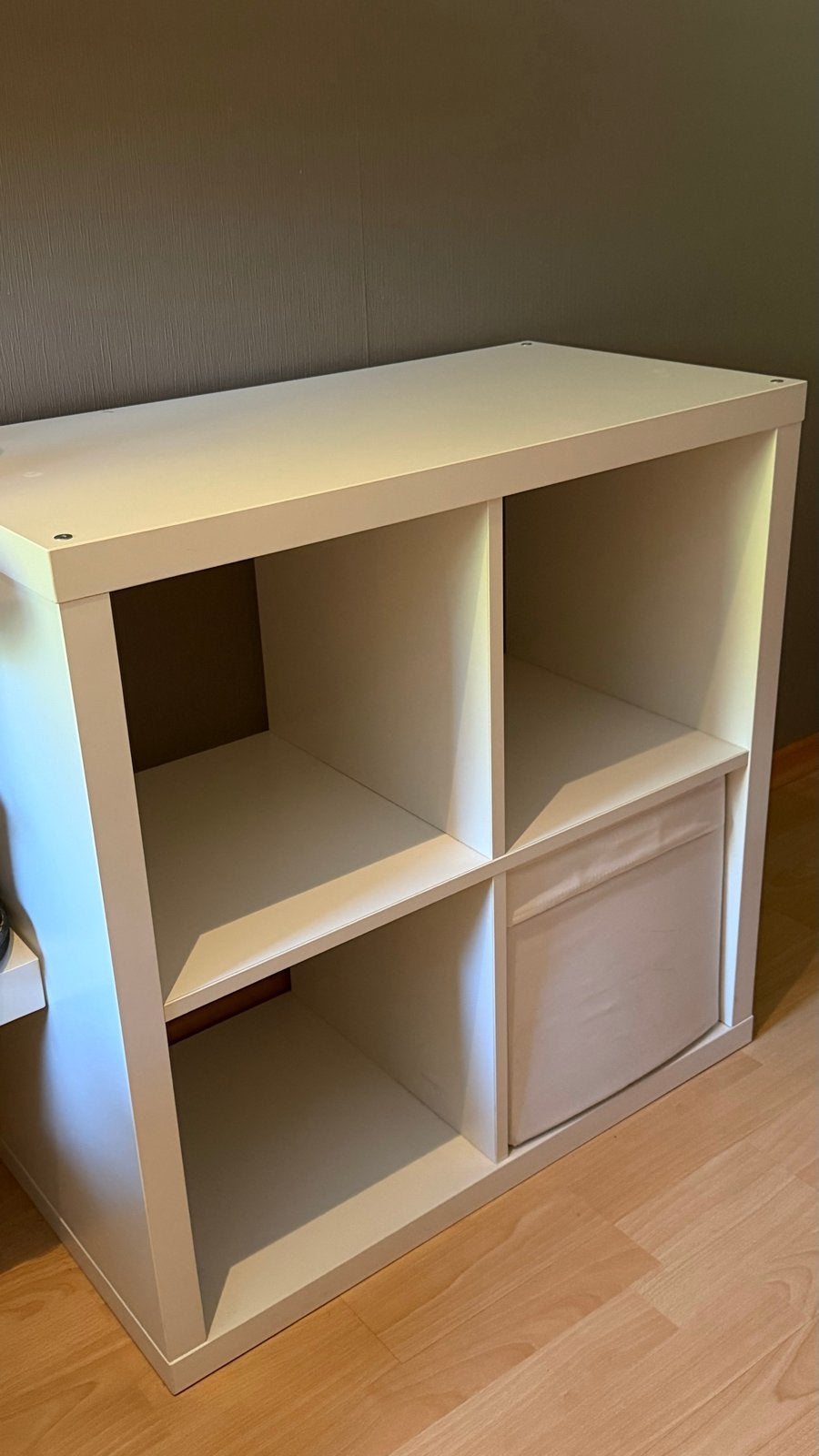 Witte Kallax kast met 4 vakken - IKEA, Ophalen, Gebruikt