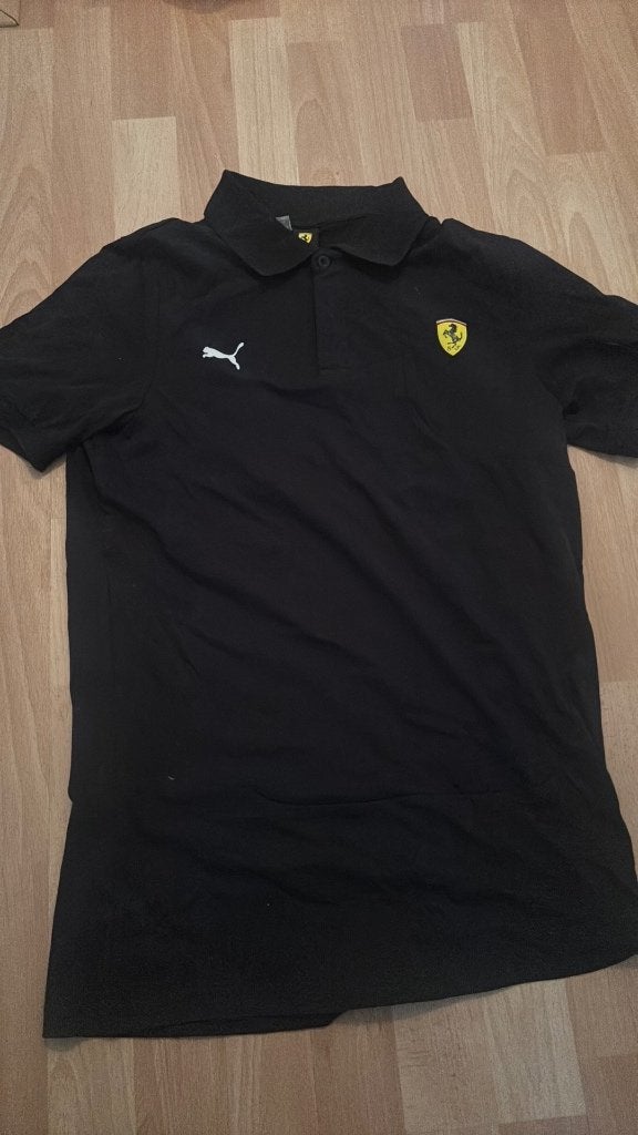 Ferrari polo maat S, Kleding | Heren, Ophalen of Verzenden, Nieuw, Maat 48/50 (M), Zwart