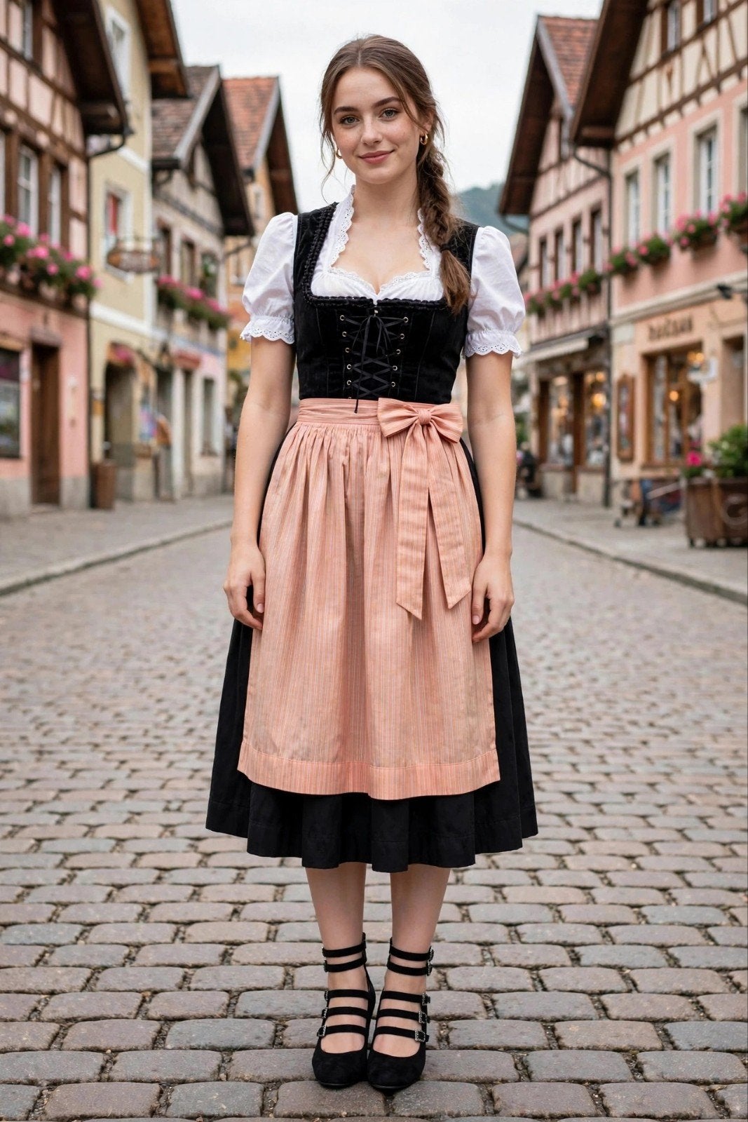 Hirschkogel Zwarte Pumps met Bandjes en Gespen - Maat 38, Hirschkugel, Zwart, Nieuw, Ophalen of Verzenden